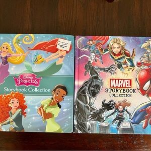 New: Disney Princess Storybook Collection and Marvel classics hardcover books
